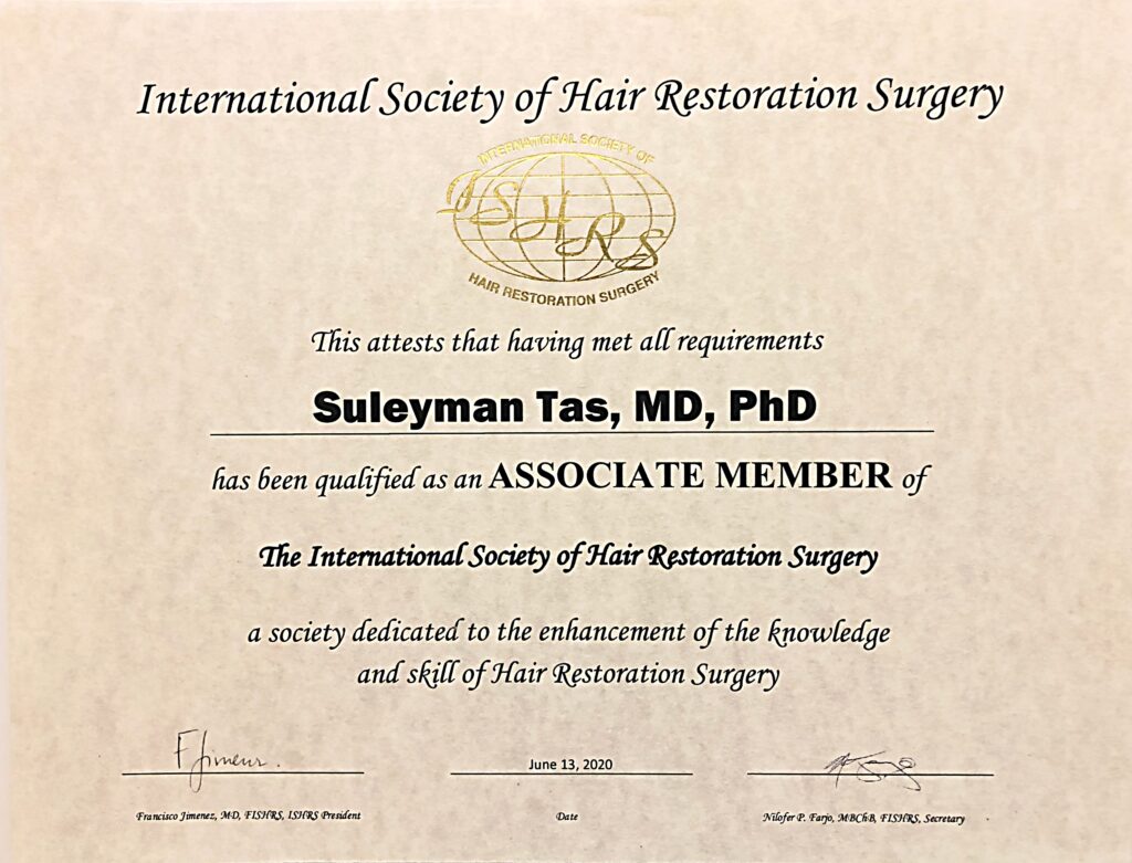 ISHR Certificate_Dr. Suleyman TAS